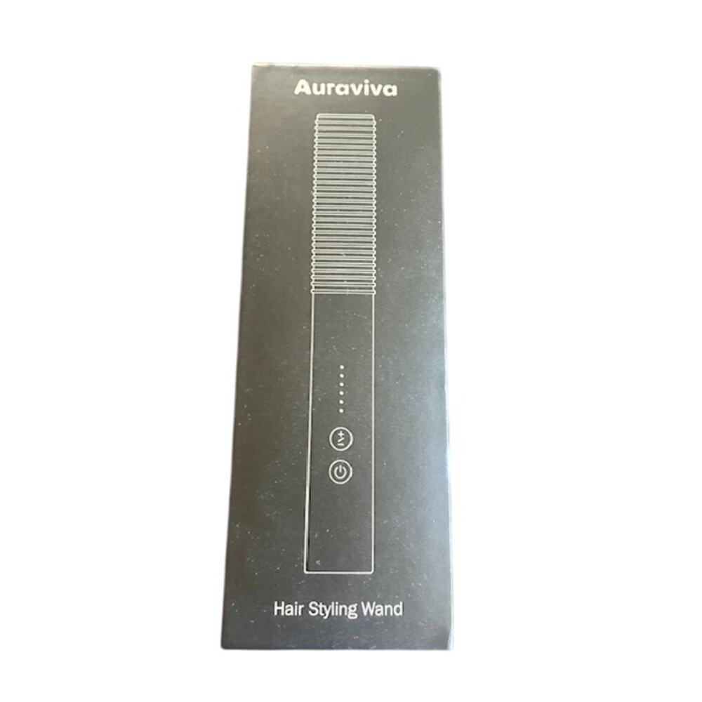 Auraviva Hair Styling Wand – Heated Comb – New in Box